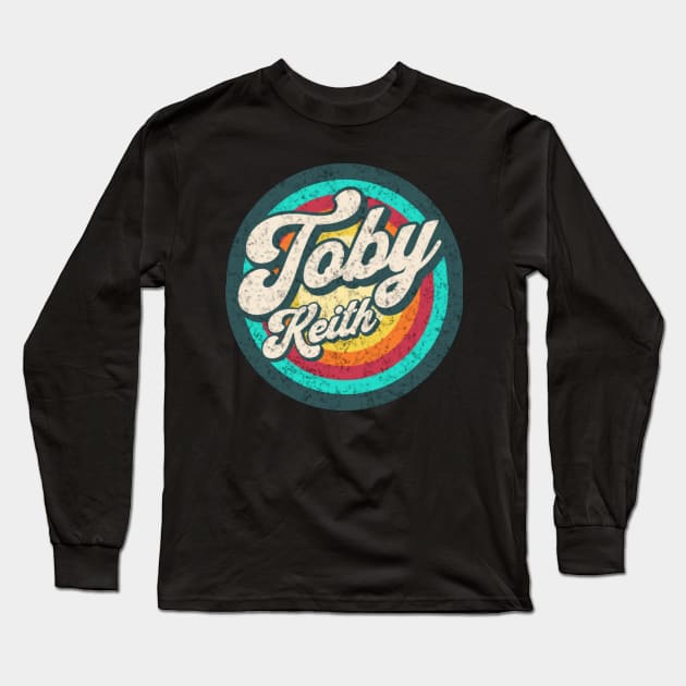 name toby in color circle Long Sleeve T-Shirt by girls store